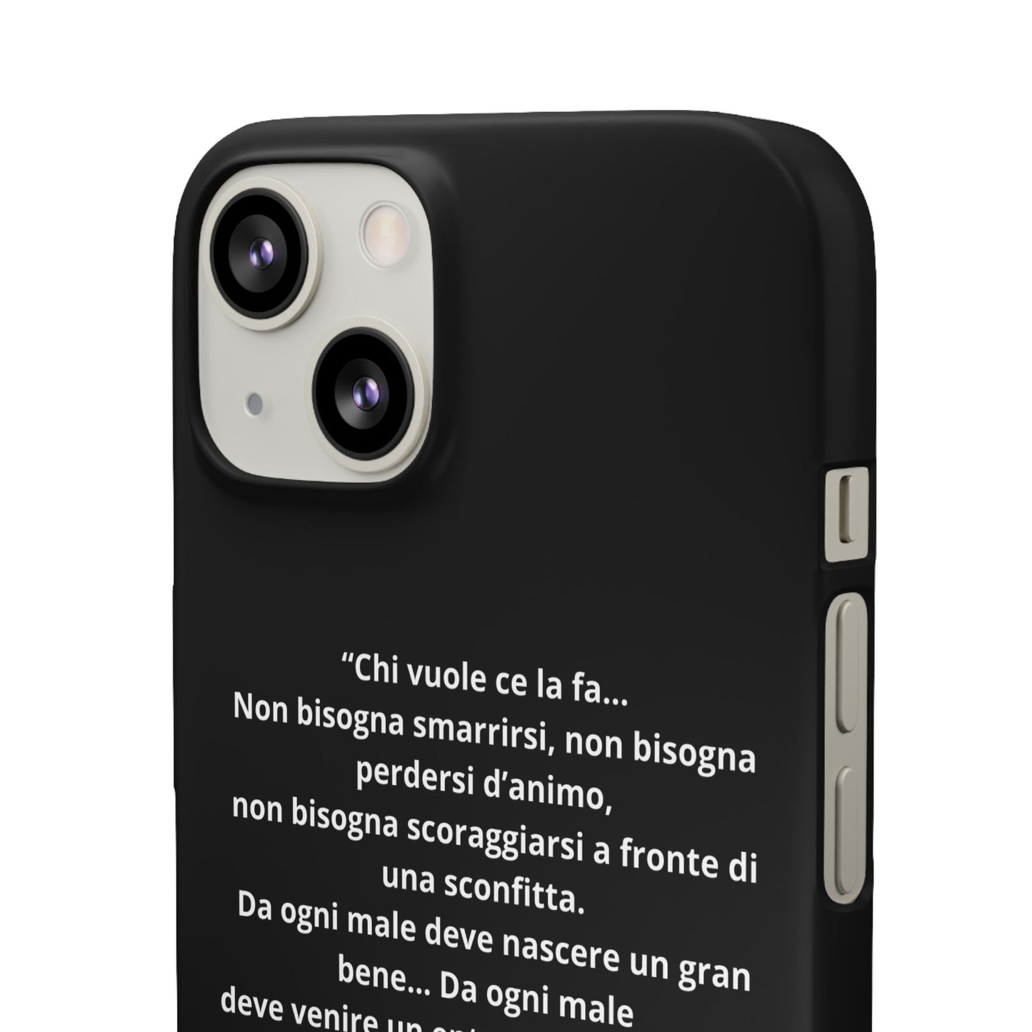 Cover Snap iPhone Silvio Motivazione - ChicGallery