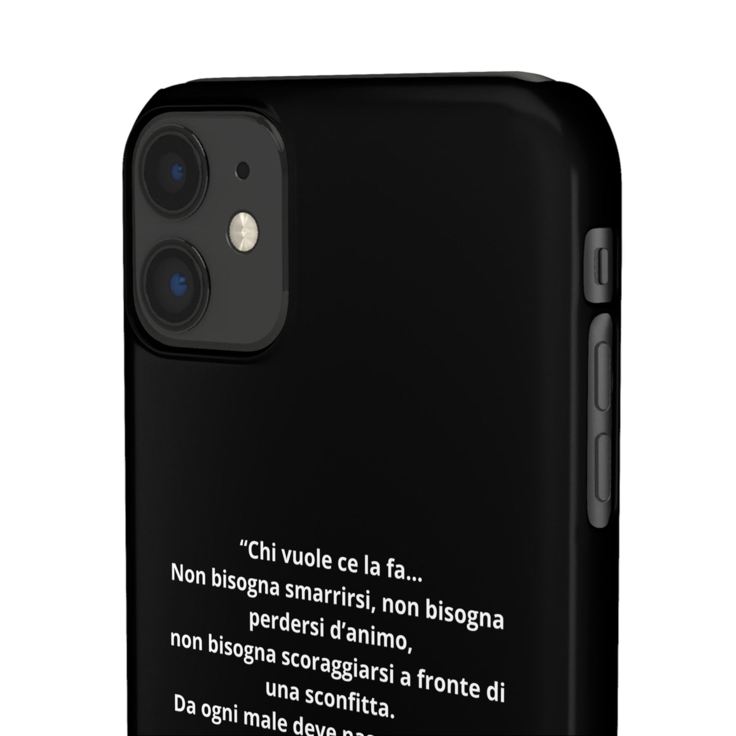 Cover Snap iPhone Silvio Motivazione - ChicGallery