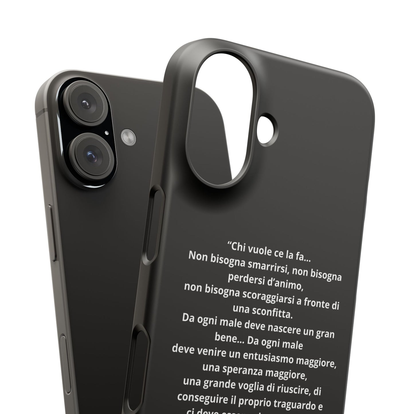 Cover Snap iPhone Silvio Motivazione - ChicGallery