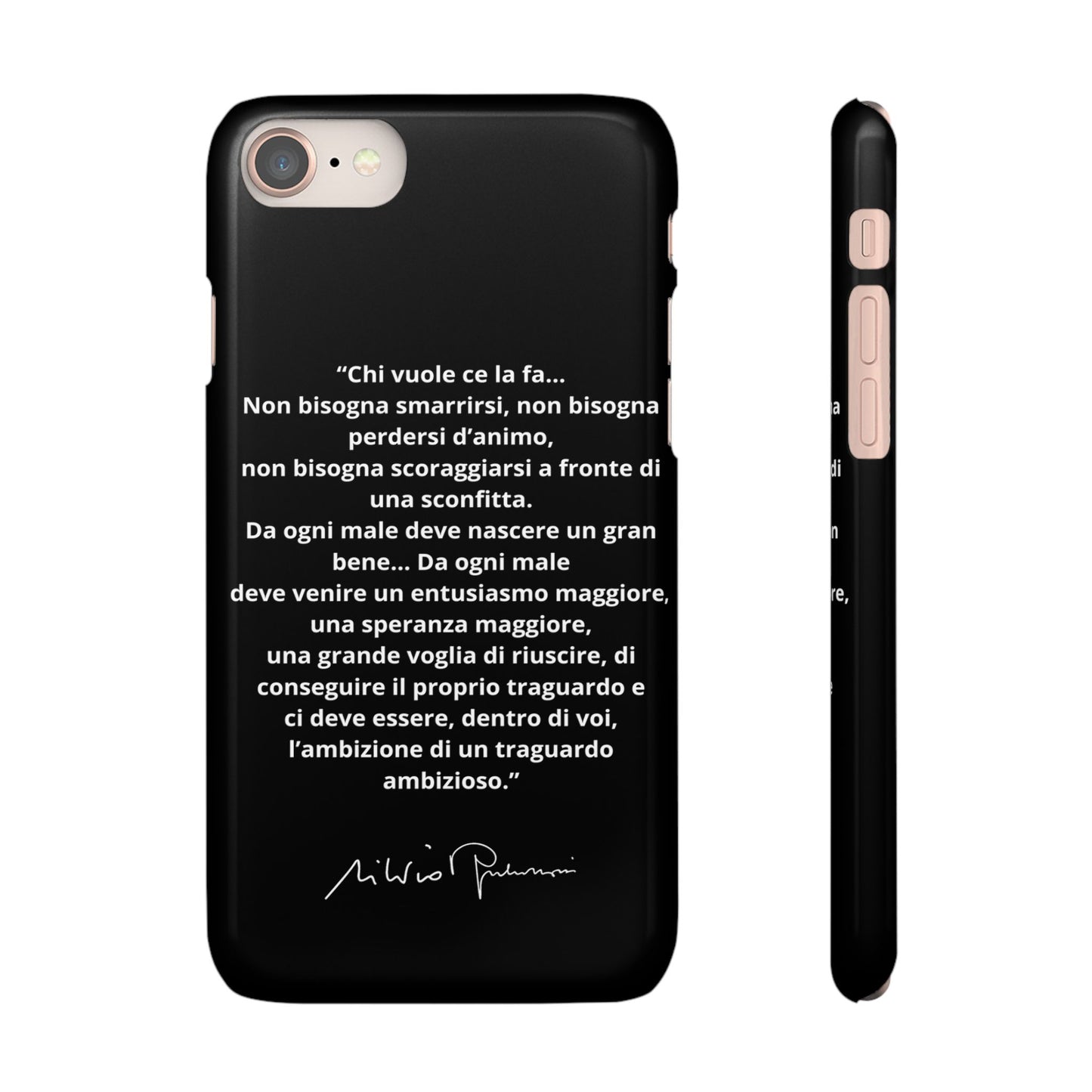 Cover Snap iPhone Silvio Motivazione - ChicGallery