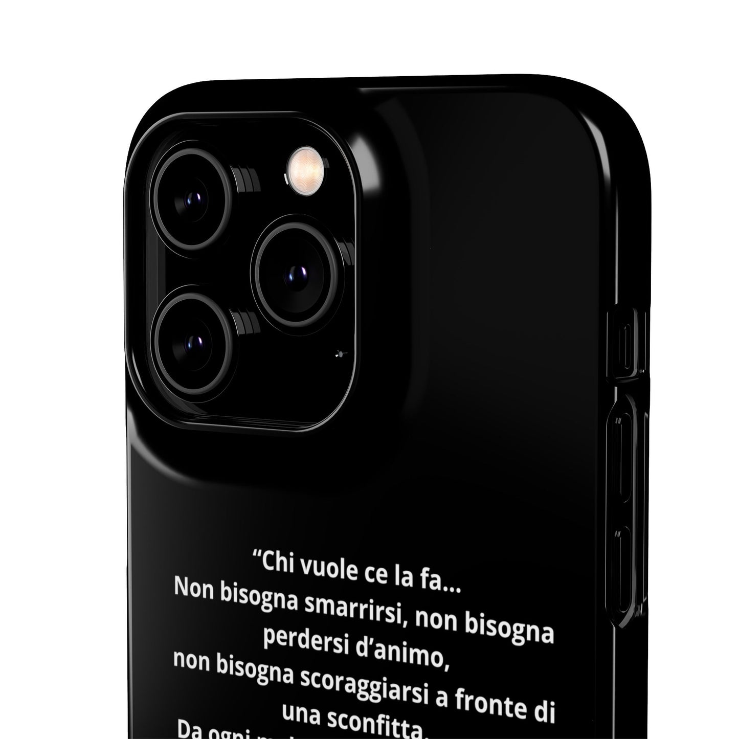 Cover Snap iPhone Silvio Motivazione - ChicGallery