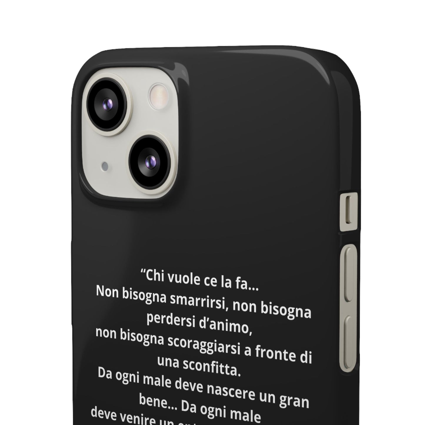 Cover Snap iPhone Silvio Motivazione - ChicGallery