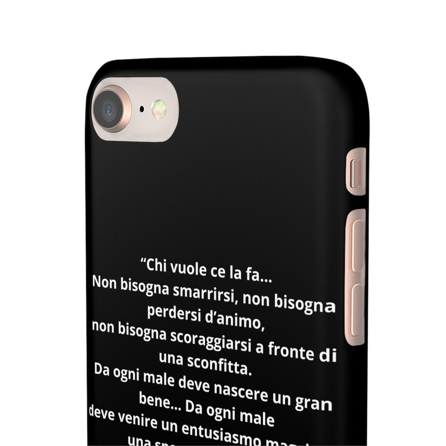 Cover Snap iPhone Silvio Motivazione - ChicGallery