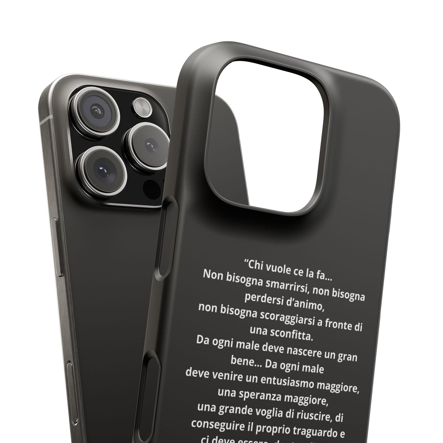 Cover Snap iPhone Silvio Motivazione - ChicGallery