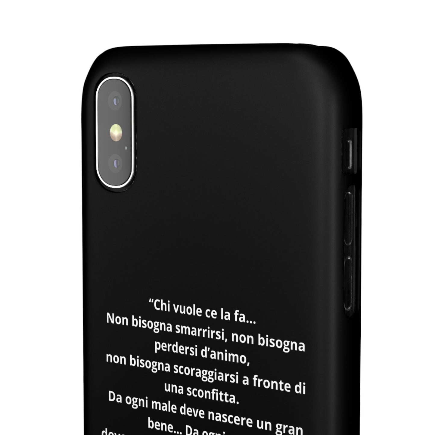 Cover Snap iPhone Silvio Motivazione - ChicGallery