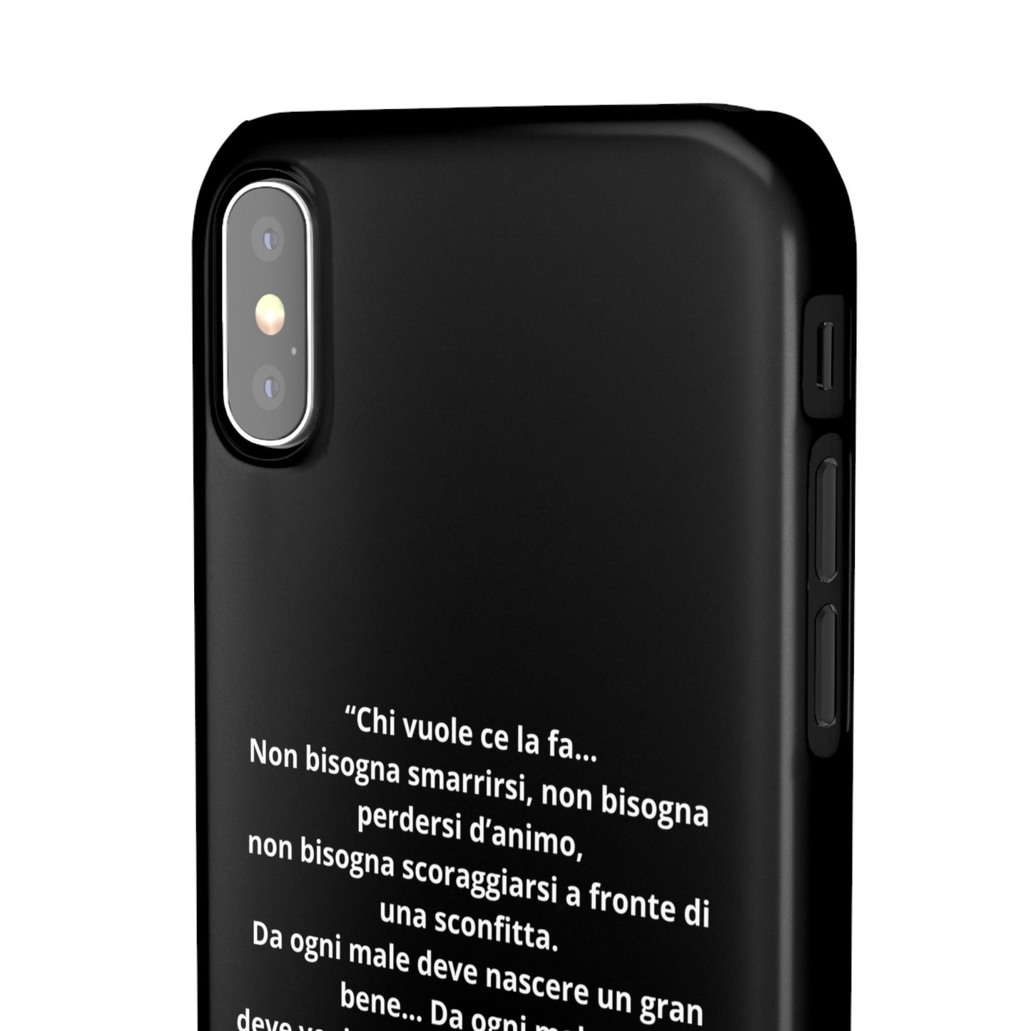Cover Snap iPhone Silvio Motivazione - ChicGallery