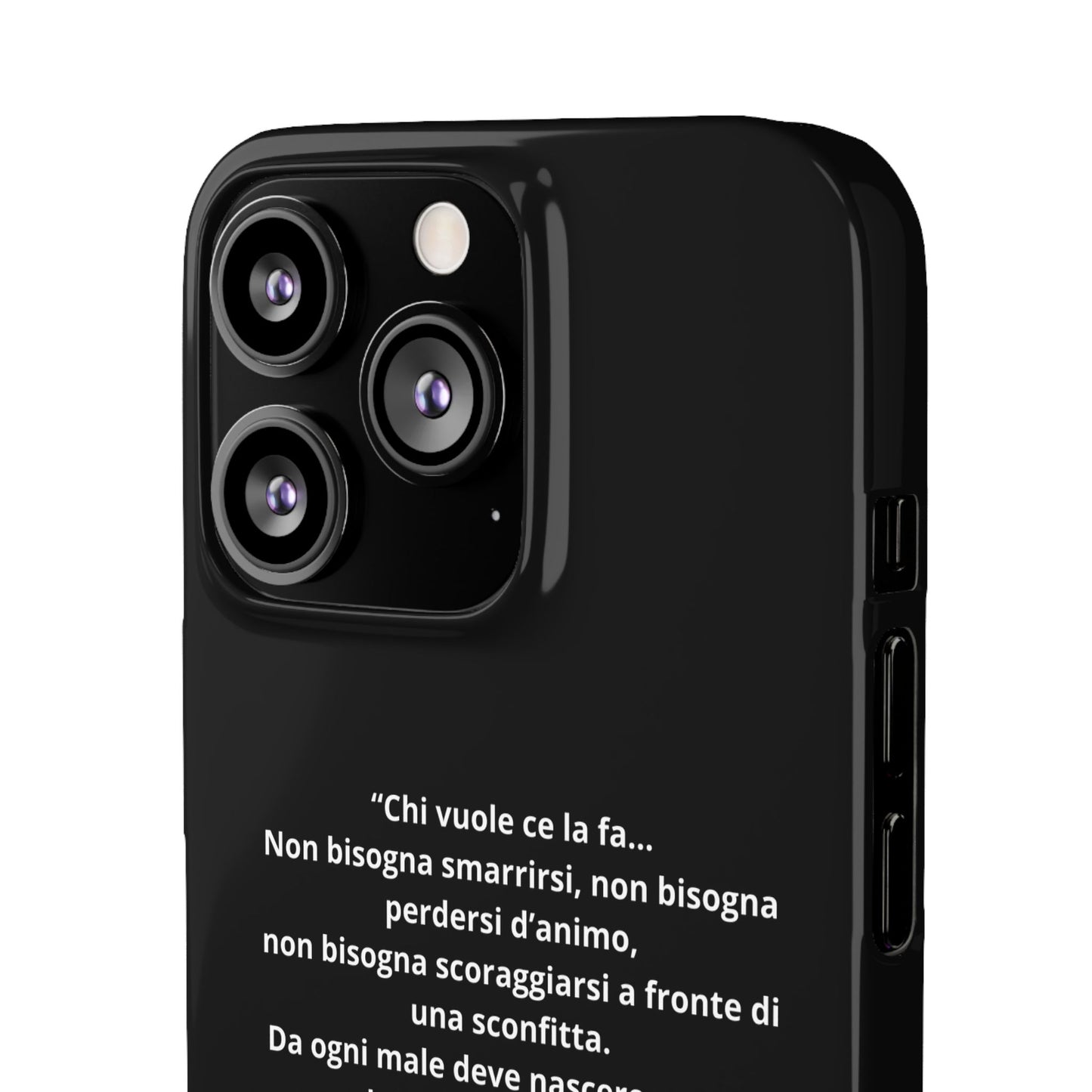 Cover Snap iPhone Silvio Motivazione - ChicGallery