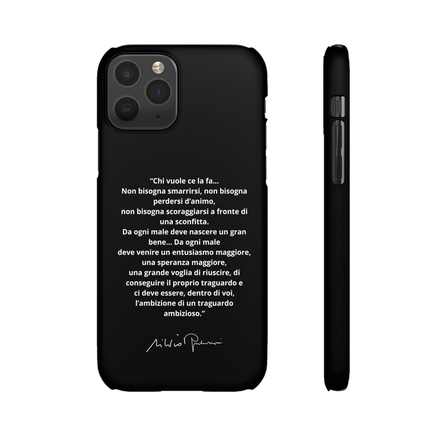 Cover Snap iPhone Silvio Motivazione - ChicGallery