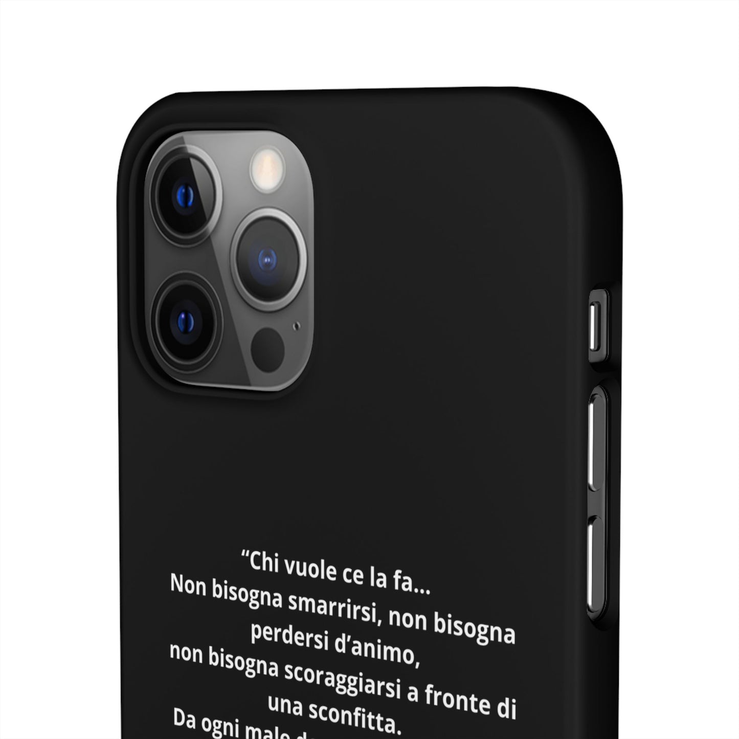 Cover Snap iPhone Silvio Motivazione - ChicGallery