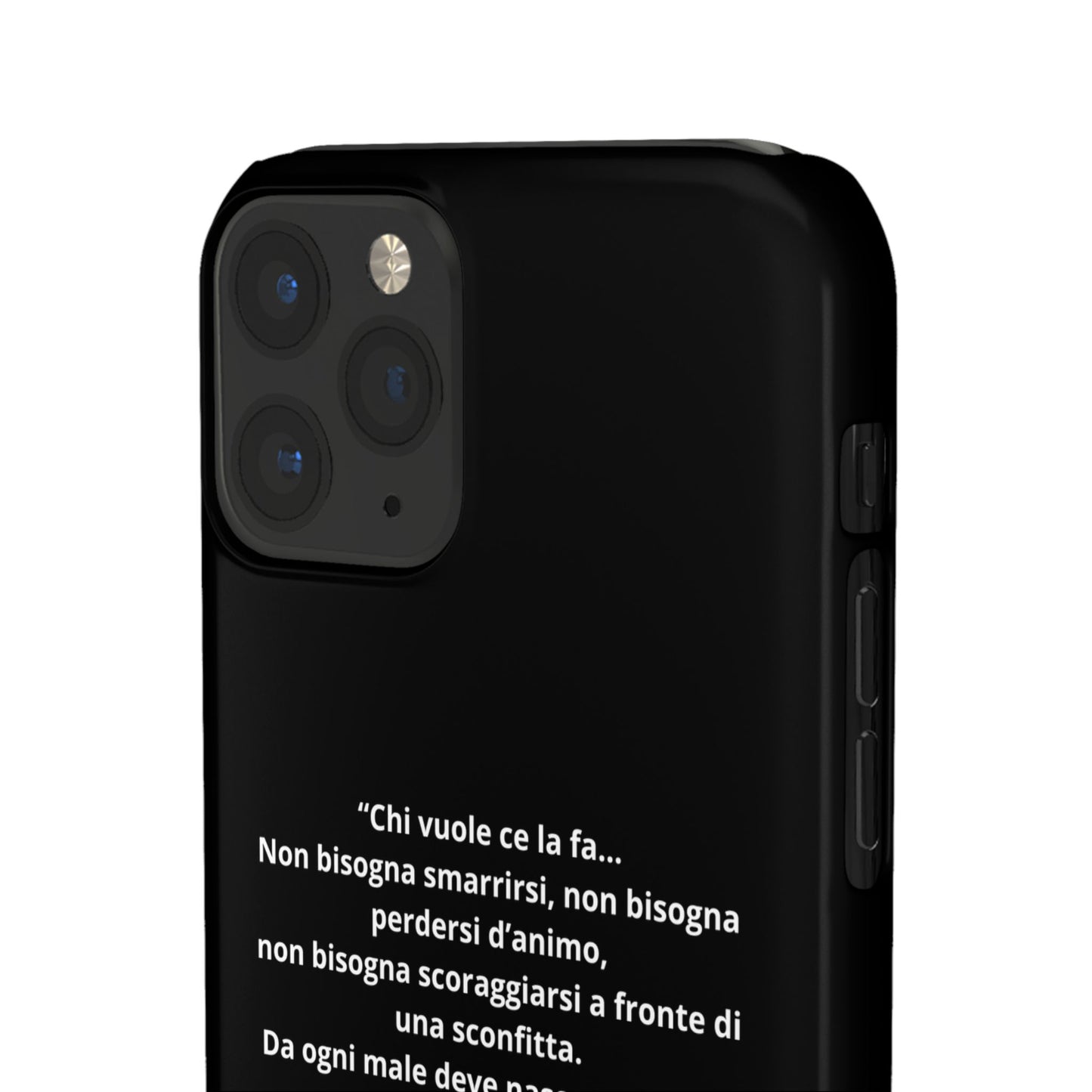 Cover Snap iPhone Silvio Motivazione - ChicGallery