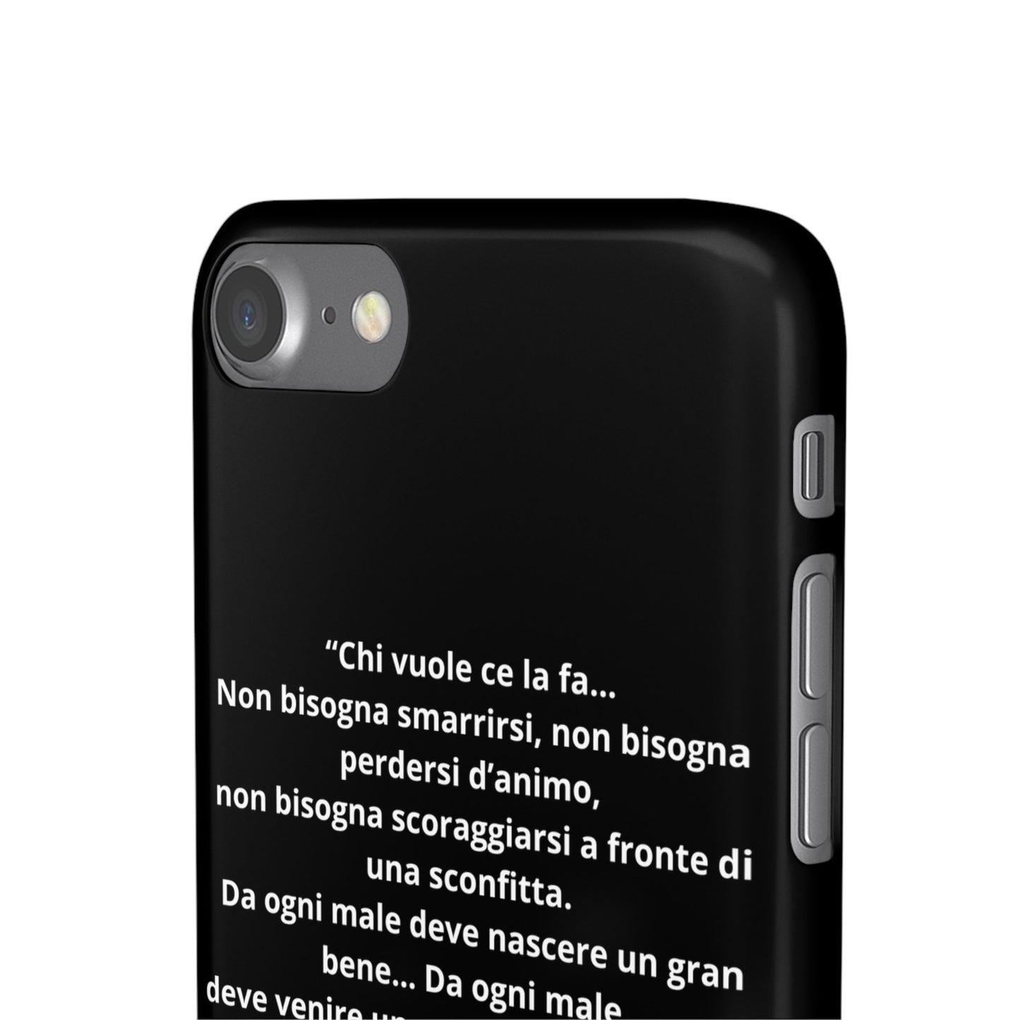 Cover Snap iPhone Silvio Motivazione - ChicGallery