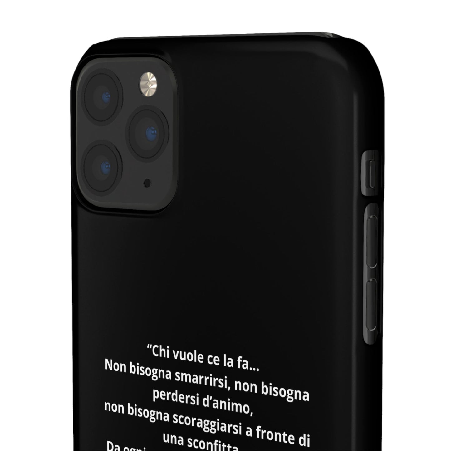Cover Snap iPhone Silvio Motivazione - ChicGallery