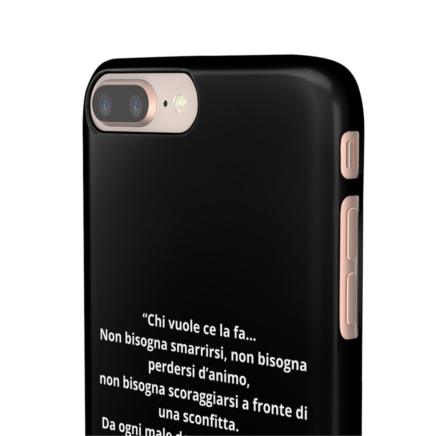 Cover Snap iPhone Silvio Motivazione - ChicGallery