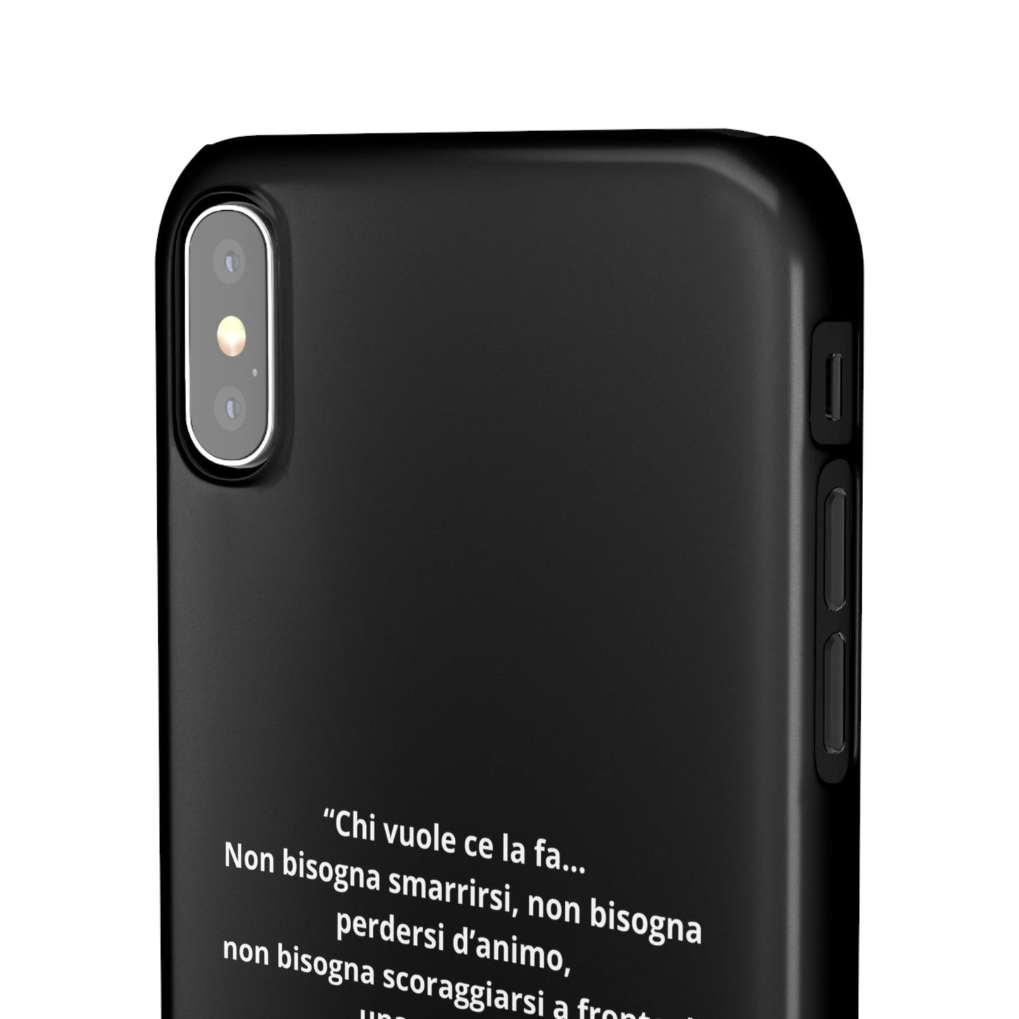 Cover Snap iPhone Silvio Motivazione - ChicGallery
