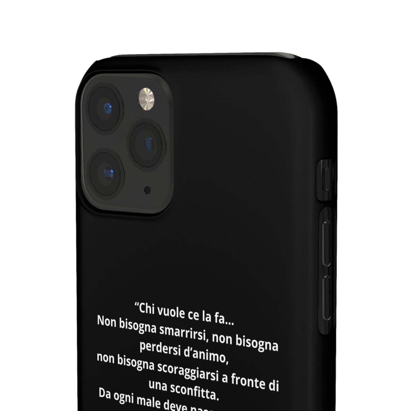 Cover Snap iPhone Silvio Motivazione - ChicGallery