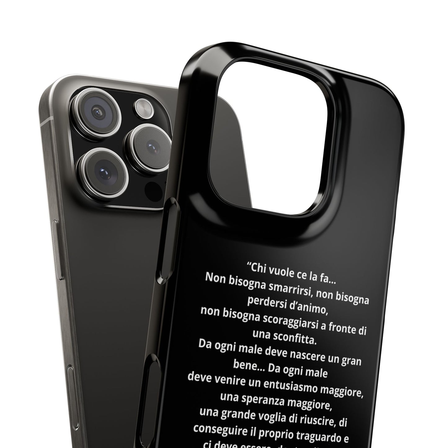 Cover Snap iPhone Silvio Motivazione - ChicGallery