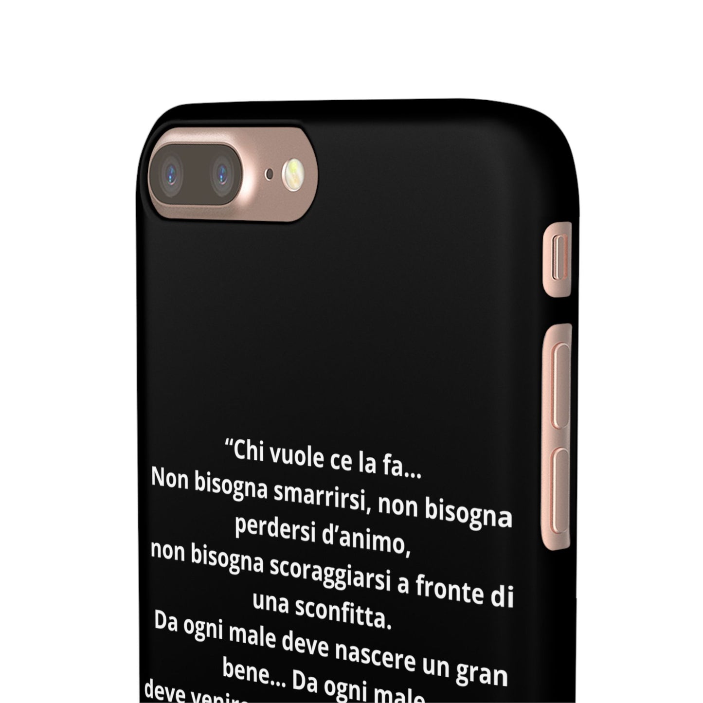 Cover Snap iPhone Silvio Motivazione - ChicGallery