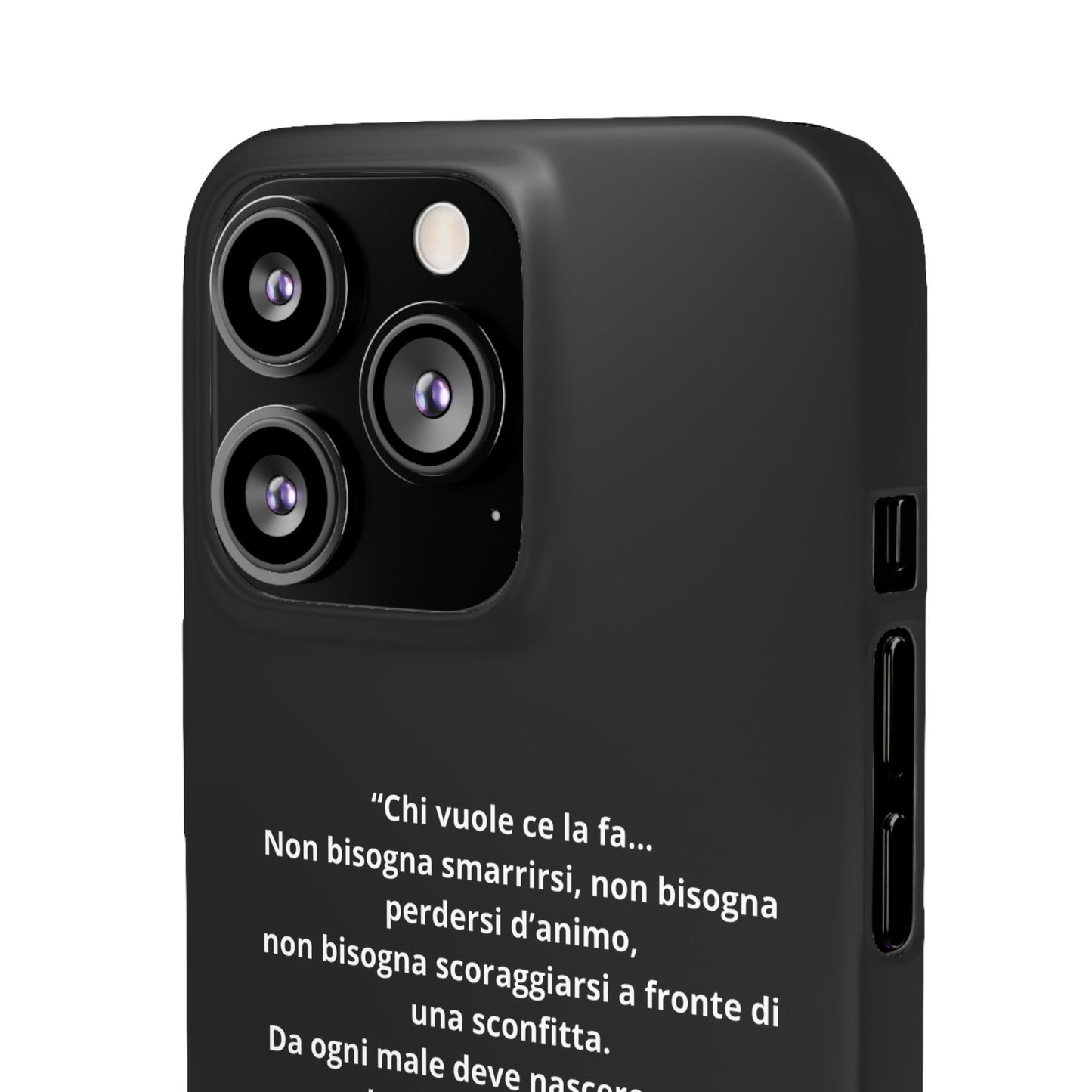 Cover Snap iPhone Silvio Motivazione - ChicGallery