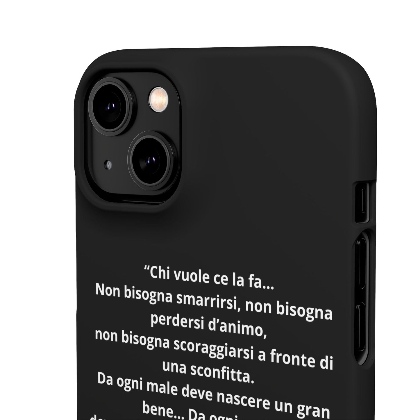 Cover Snap iPhone Silvio Motivazione - ChicGallery