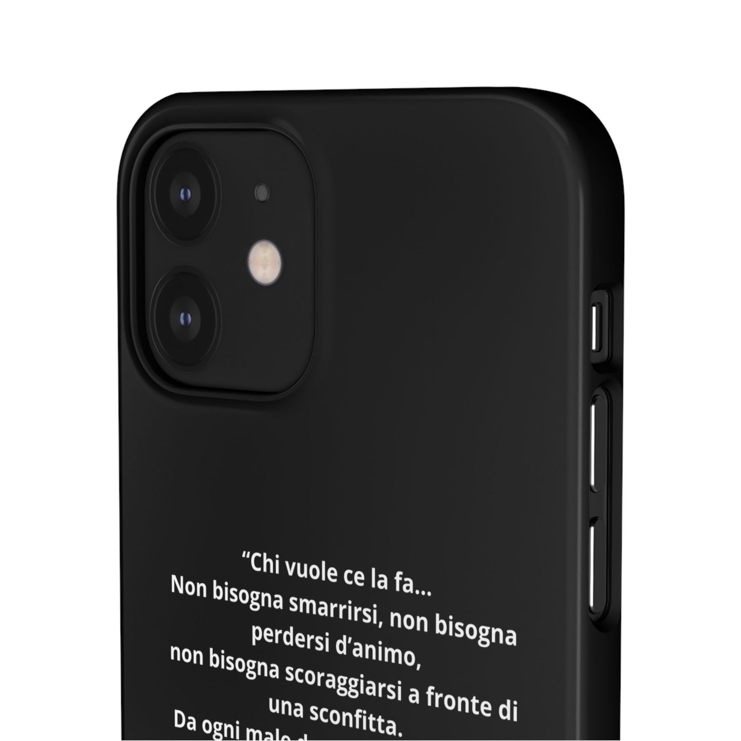 Cover Snap iPhone Silvio Motivazione - ChicGallery