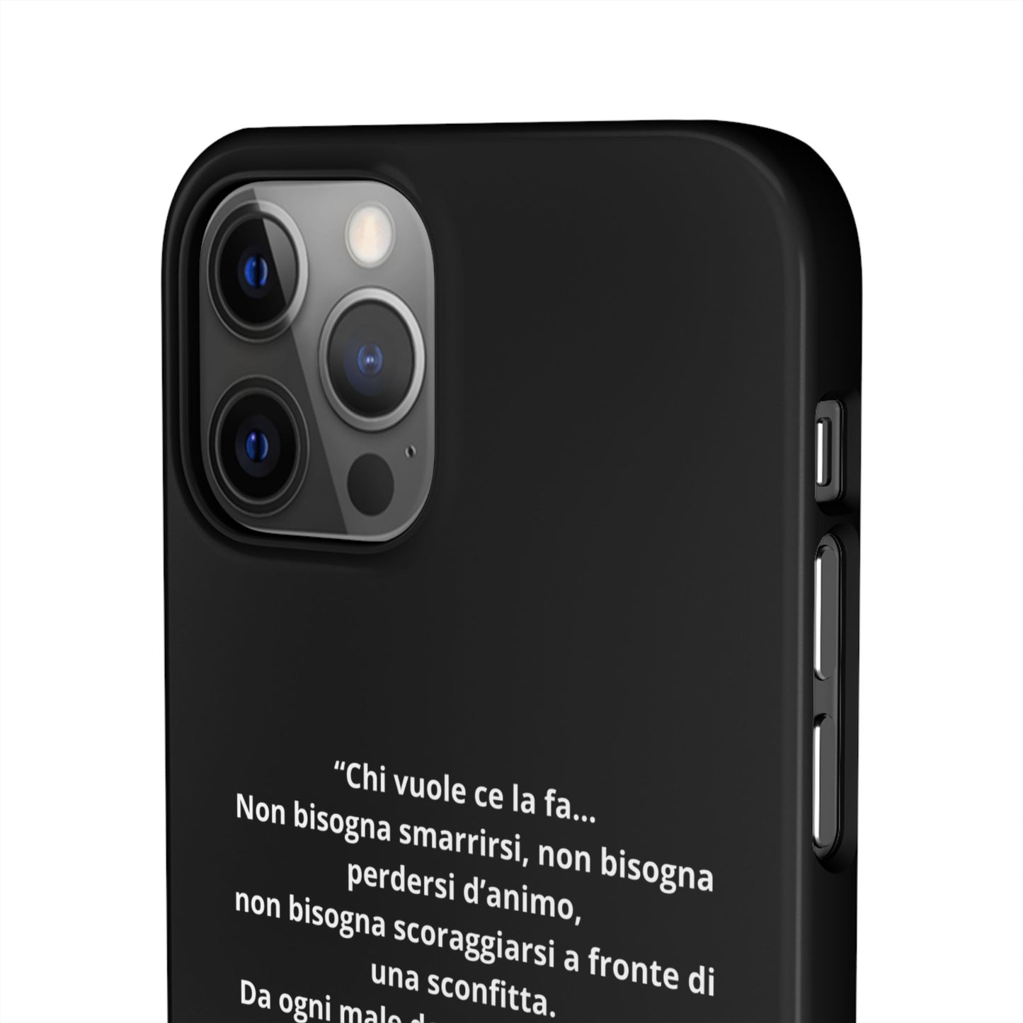 Cover Snap iPhone Silvio Motivazione - ChicGallery