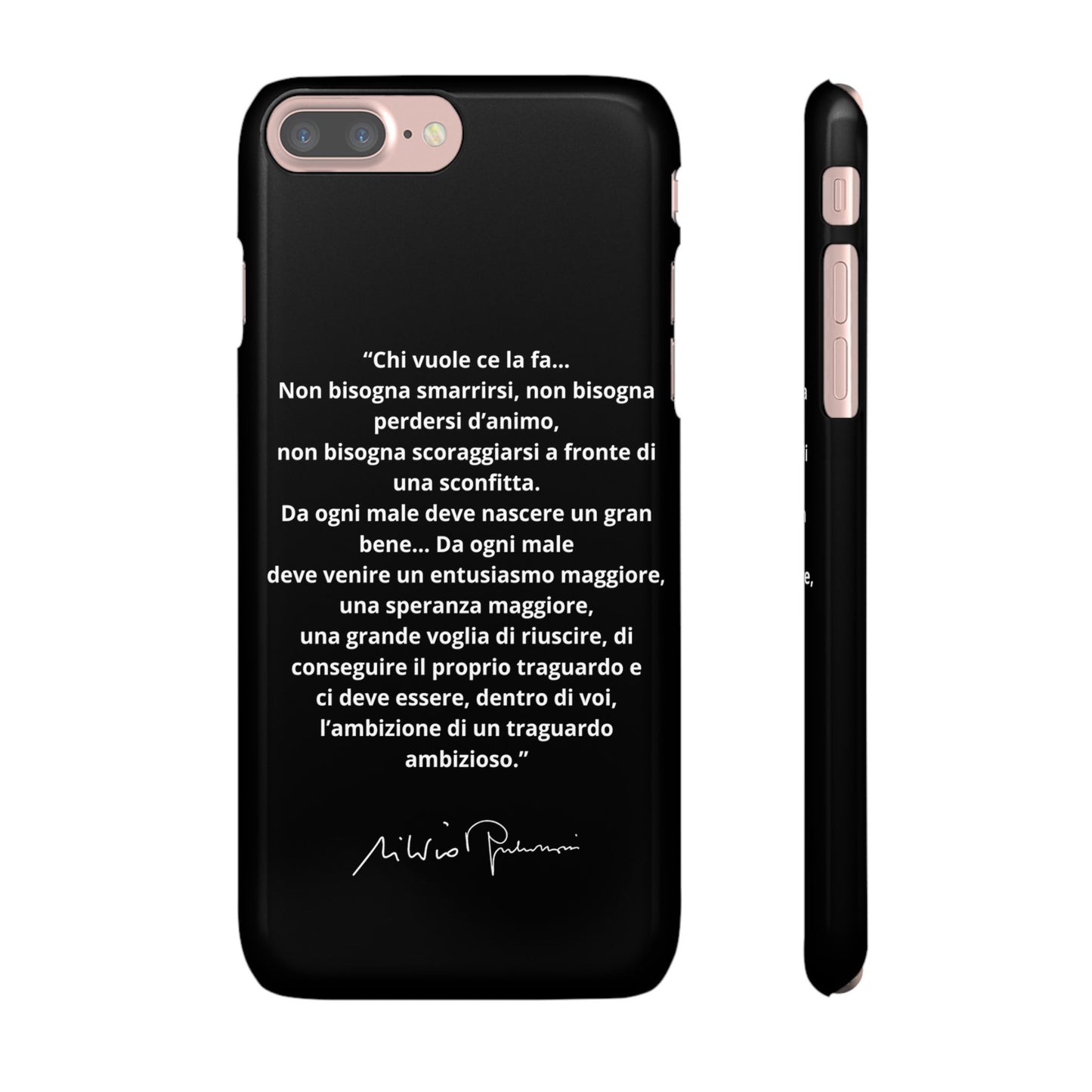 Cover Snap iPhone Silvio Motivazione - ChicGallery