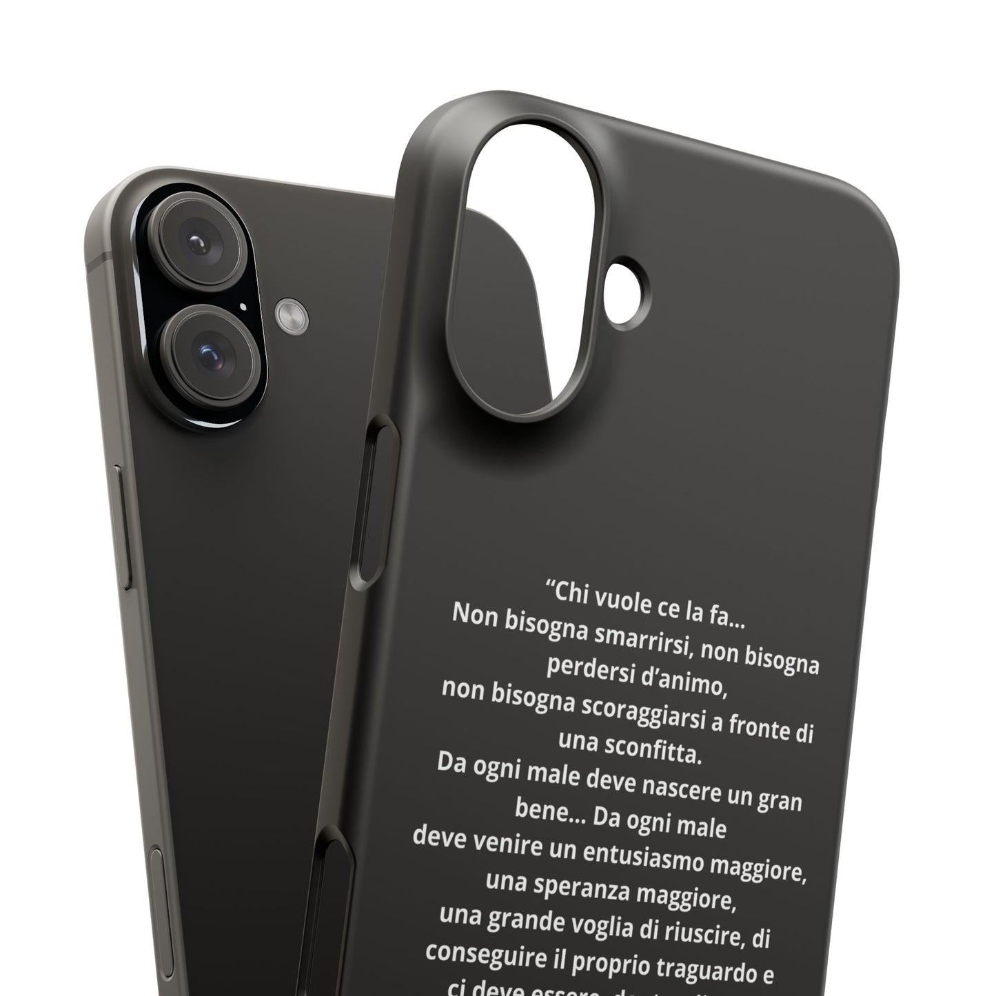 Cover Snap iPhone Silvio Motivazione - ChicGallery
