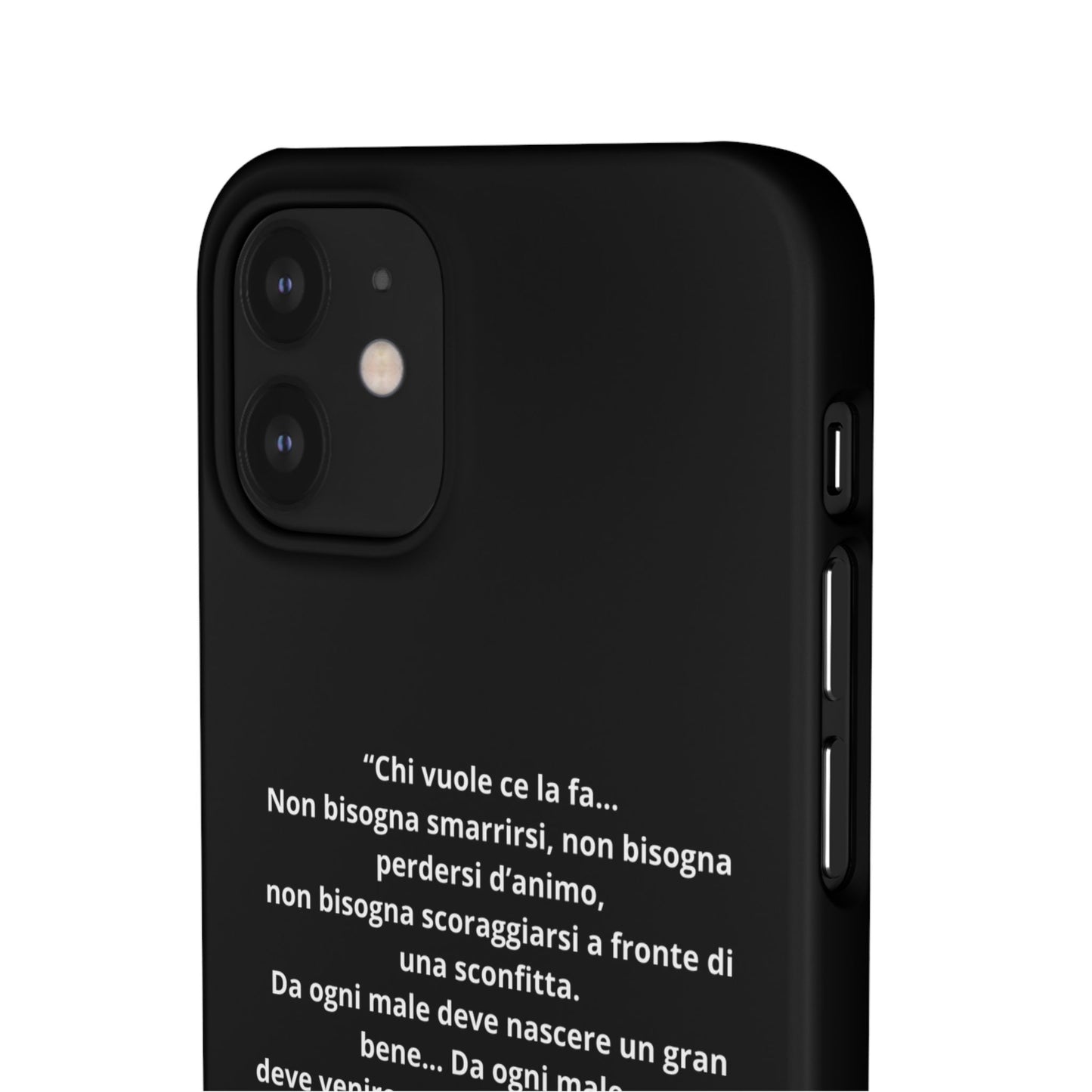 Cover Snap iPhone Silvio Motivazione - ChicGallery