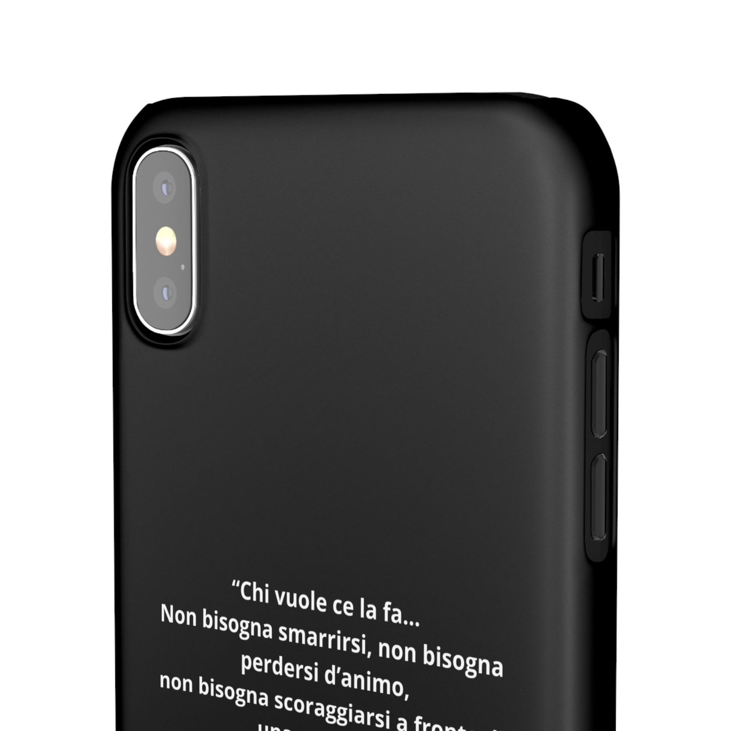 Cover Snap iPhone Silvio Motivazione - ChicGallery