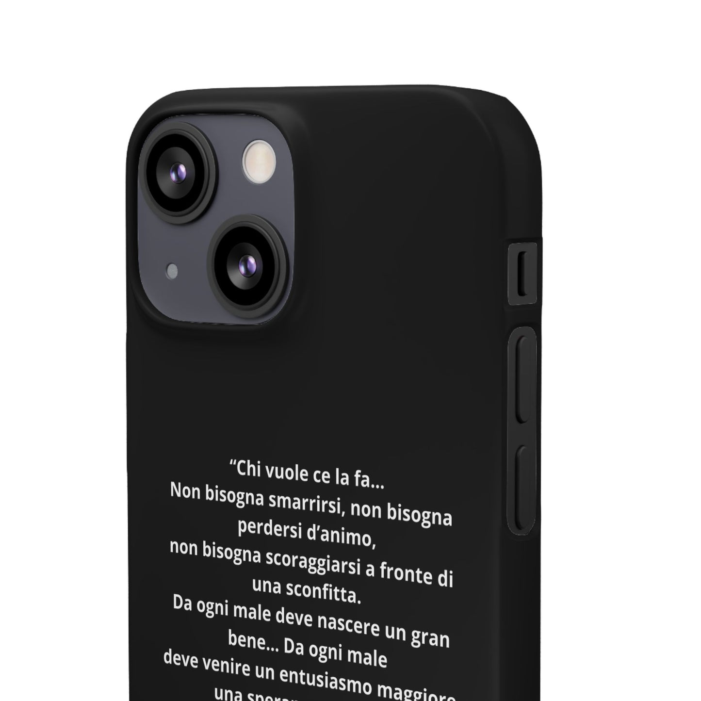 Cover Snap iPhone Silvio Motivazione - ChicGallery