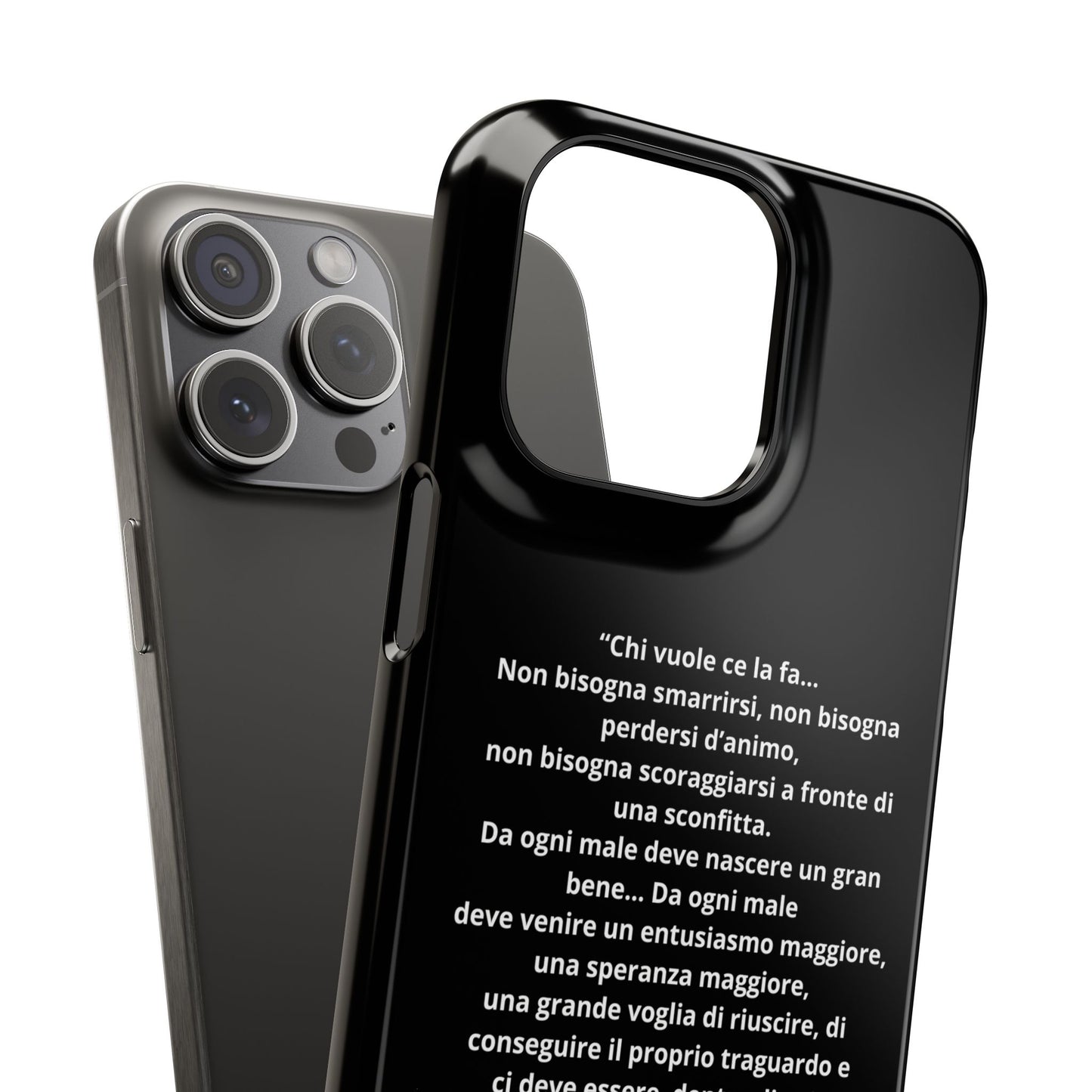 Cover Snap iPhone Silvio Motivazione - ChicGallery