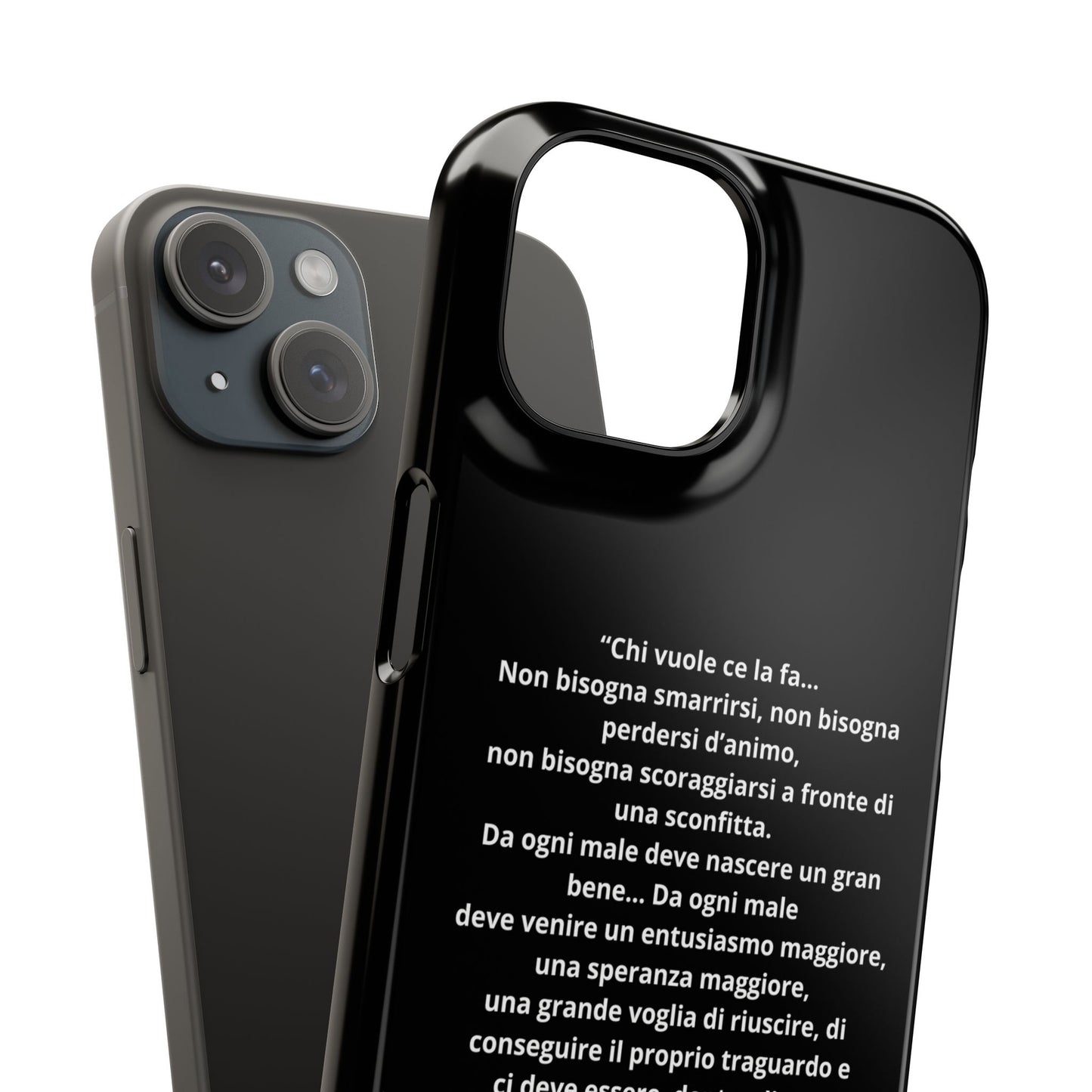 Cover Snap iPhone Silvio Motivazione - ChicGallery