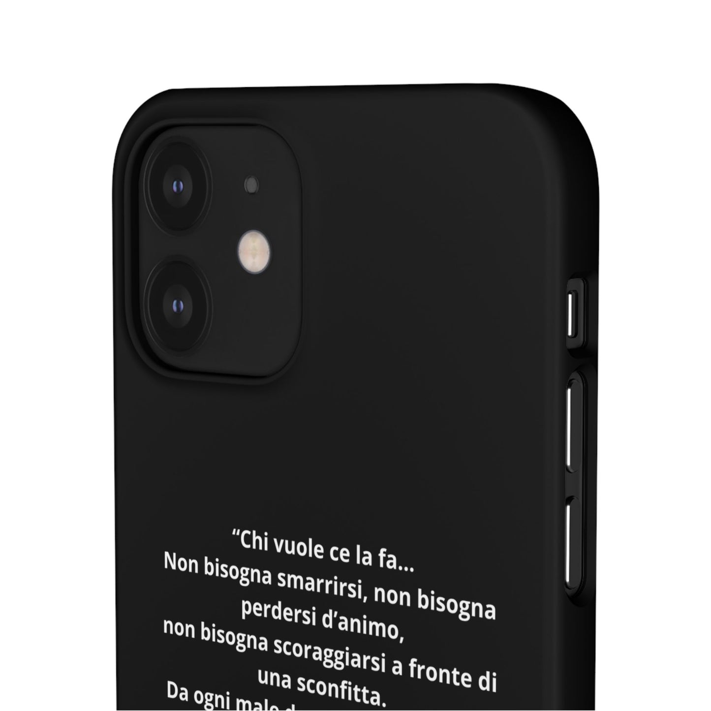 Cover Snap iPhone Silvio Motivazione - ChicGallery