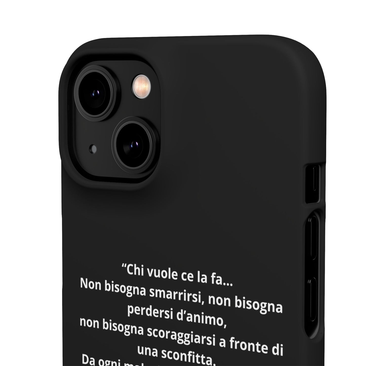 Cover Snap iPhone Silvio Motivazione - ChicGallery