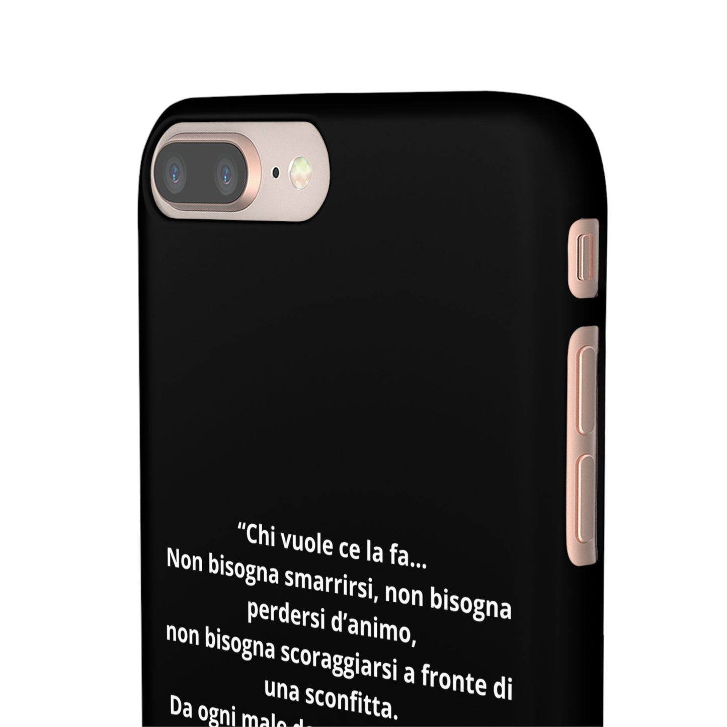 Cover Snap iPhone Silvio Motivazione - ChicGallery