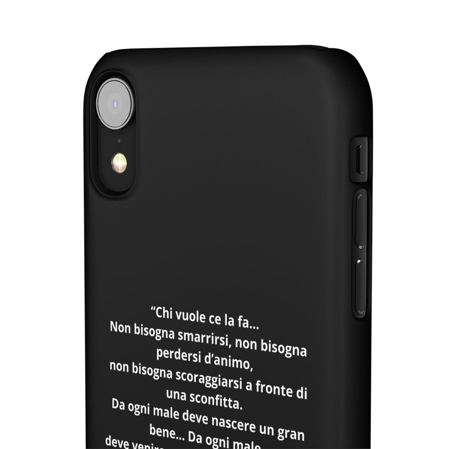 Cover Snap iPhone Silvio Motivazione - ChicGallery