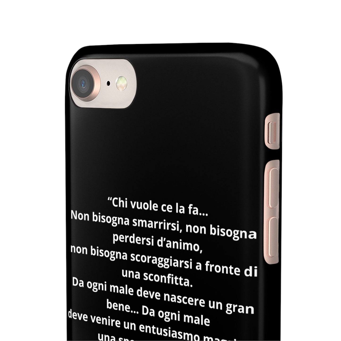 Cover Snap iPhone Silvio Motivazione - ChicGallery