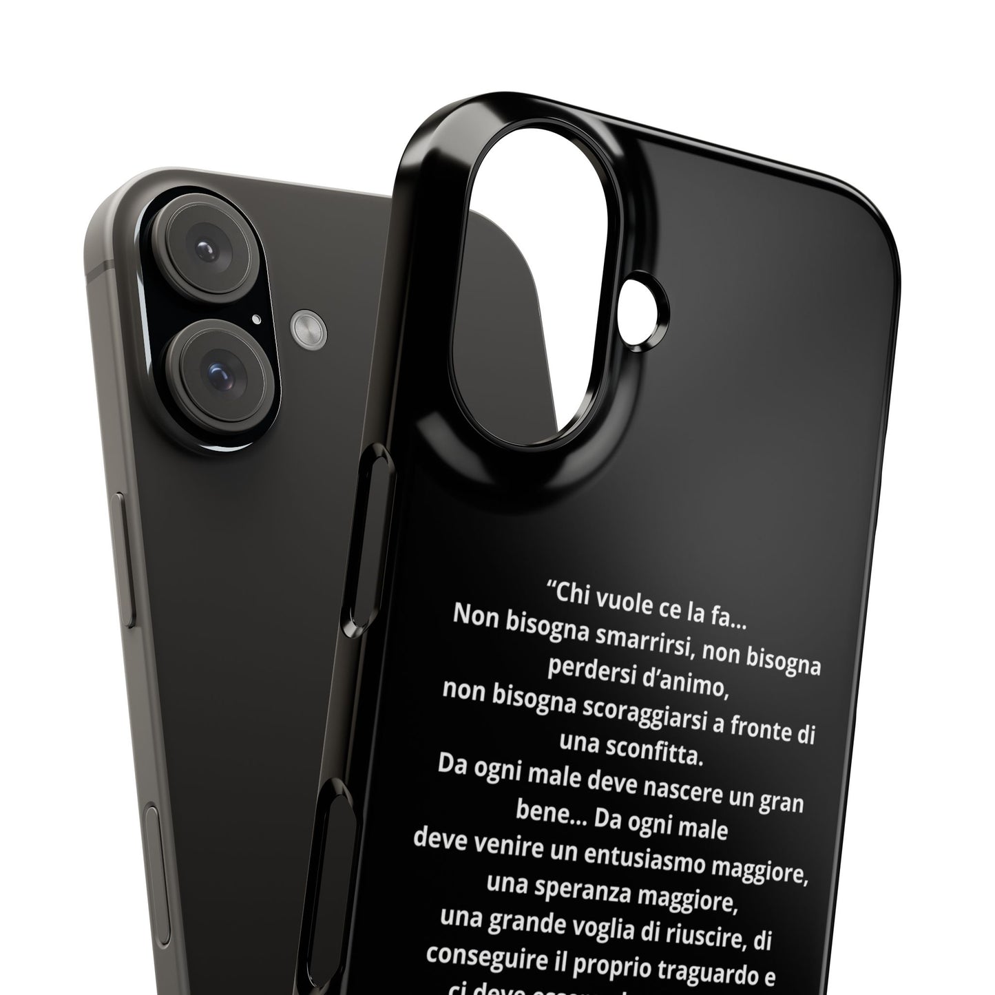 Cover Snap iPhone Silvio Motivazione - ChicGallery