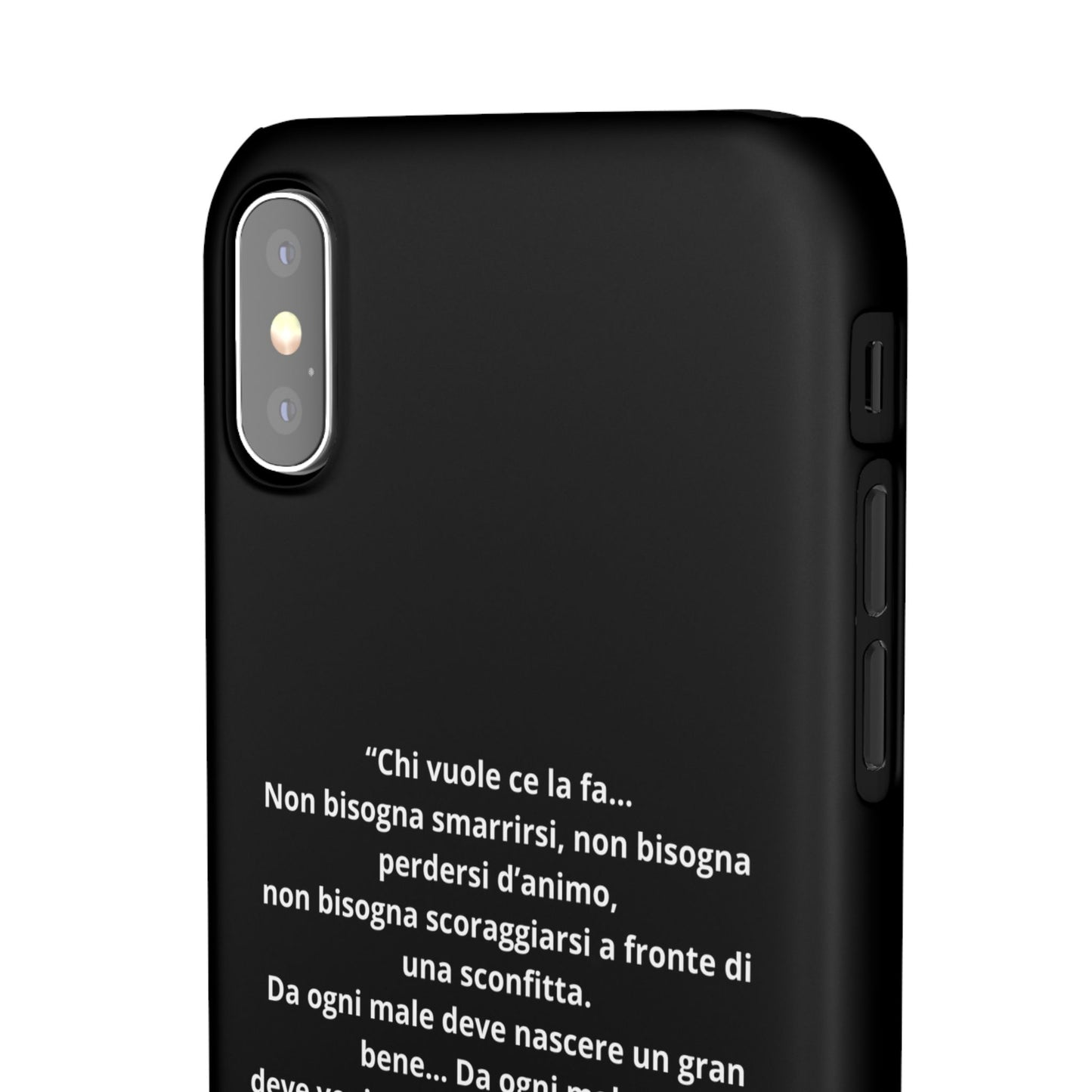 Cover Snap iPhone Silvio Motivazione - ChicGallery