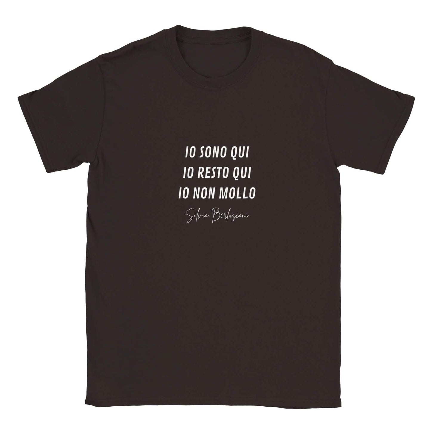 T-shirt Unisex Io Non Mollo. Silvio Berlusconi - ChicGallery