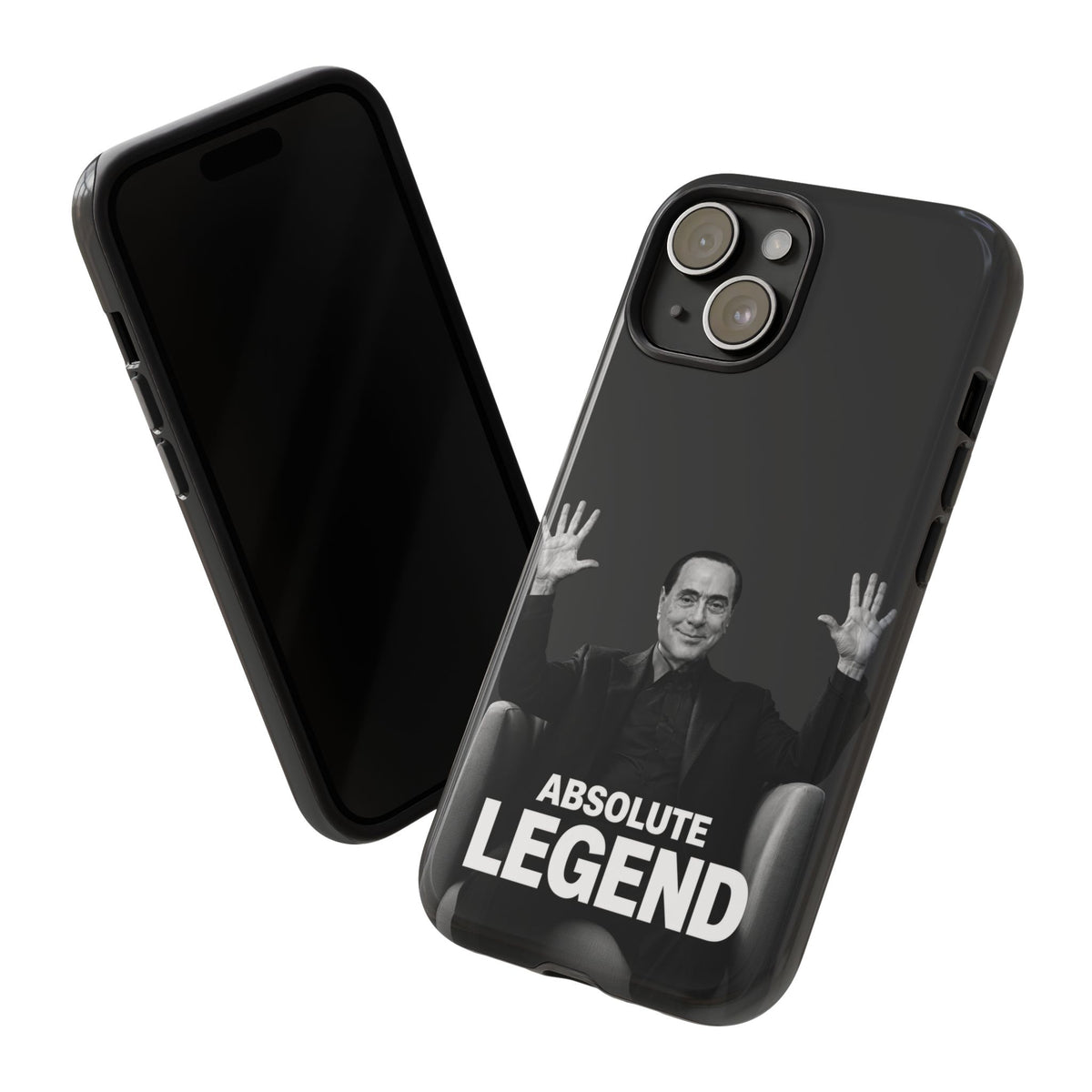 Cover "Absolute Legend" Silvio Berlusconi | iPhone e Samsung