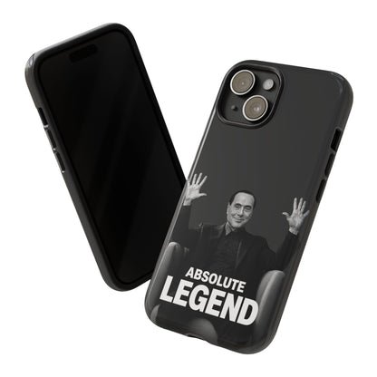 Cover "Absolute Legend" Silvio Berlusconi | iPhone e Samsung