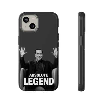 Cover "Absolute Legend" Silvio Berlusconi | iPhone e Samsung