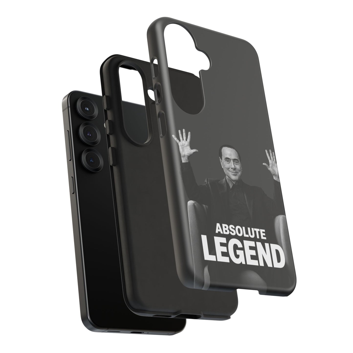 Cover "Absolute Legend" Silvio Berlusconi | iPhone e Samsung