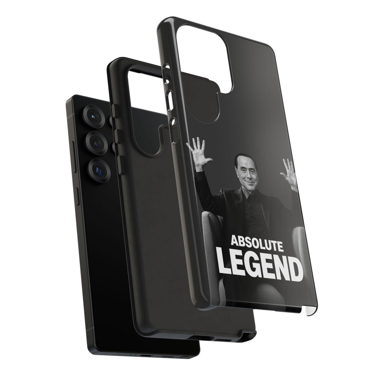 Cover "Absolute Legend" Silvio Berlusconi | iPhone e Samsung
