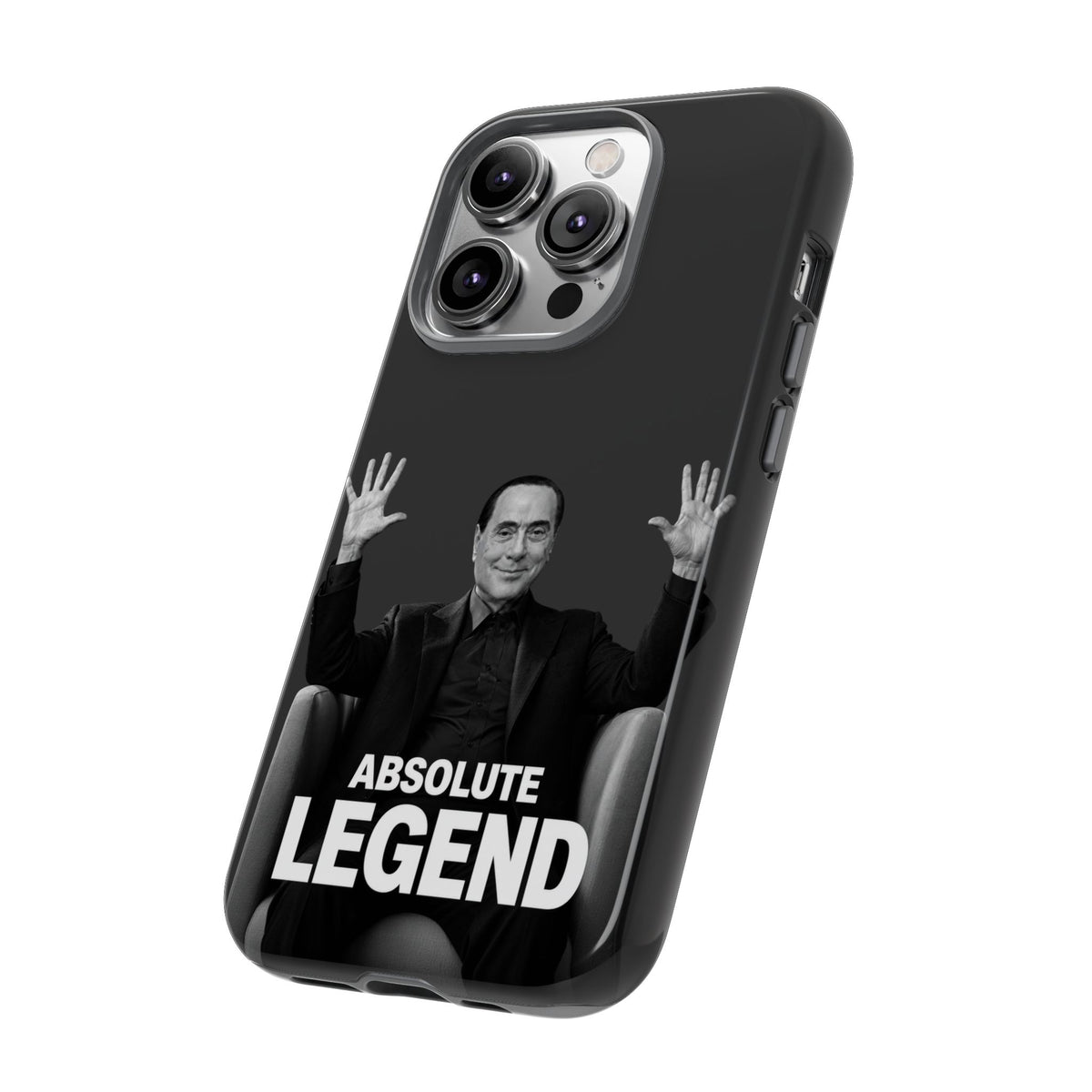 Cover "Absolute Legend" Silvio Berlusconi | iPhone e Samsung