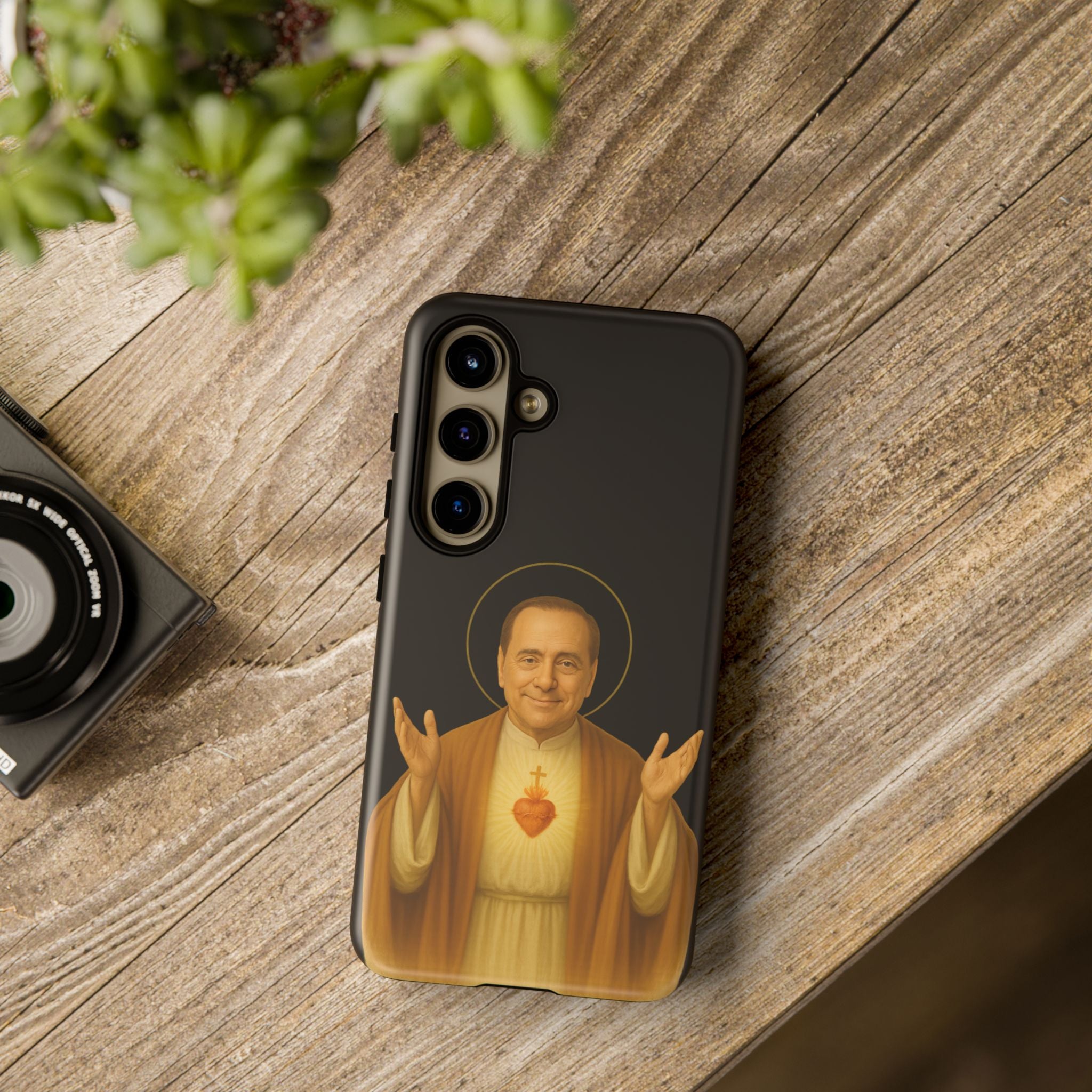 Cover iPhone/Samsung San Silvio Berlusconi