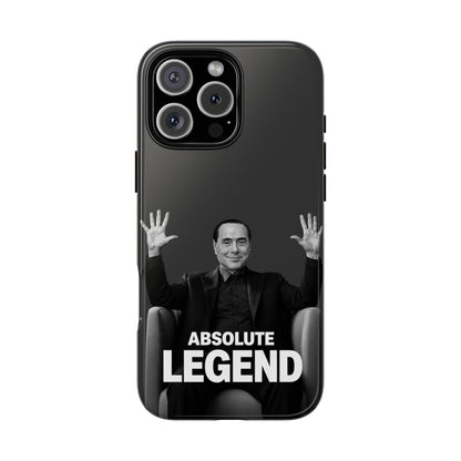 Cover "Absolute Legend" Silvio Berlusconi | iPhone e Samsung