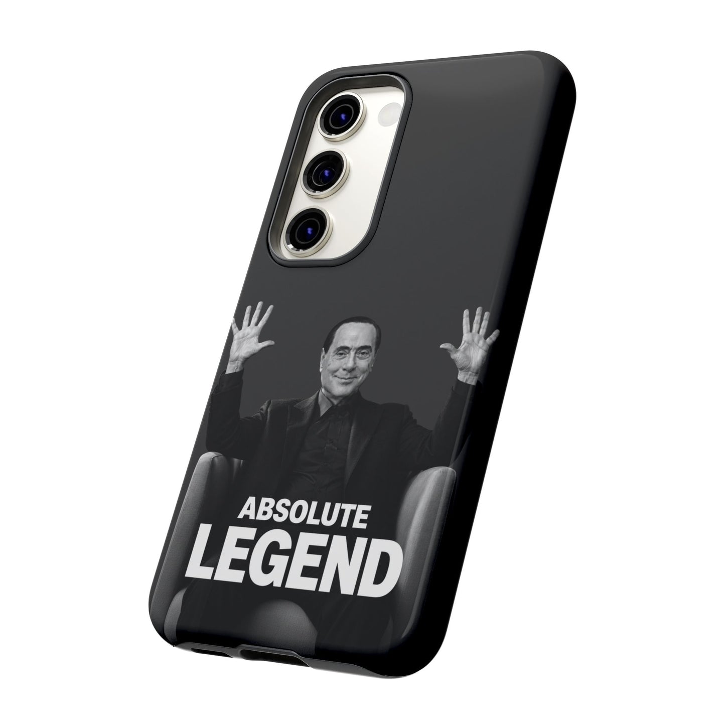 Cover "Absolute Legend" Silvio Berlusconi | iPhone e Samsung