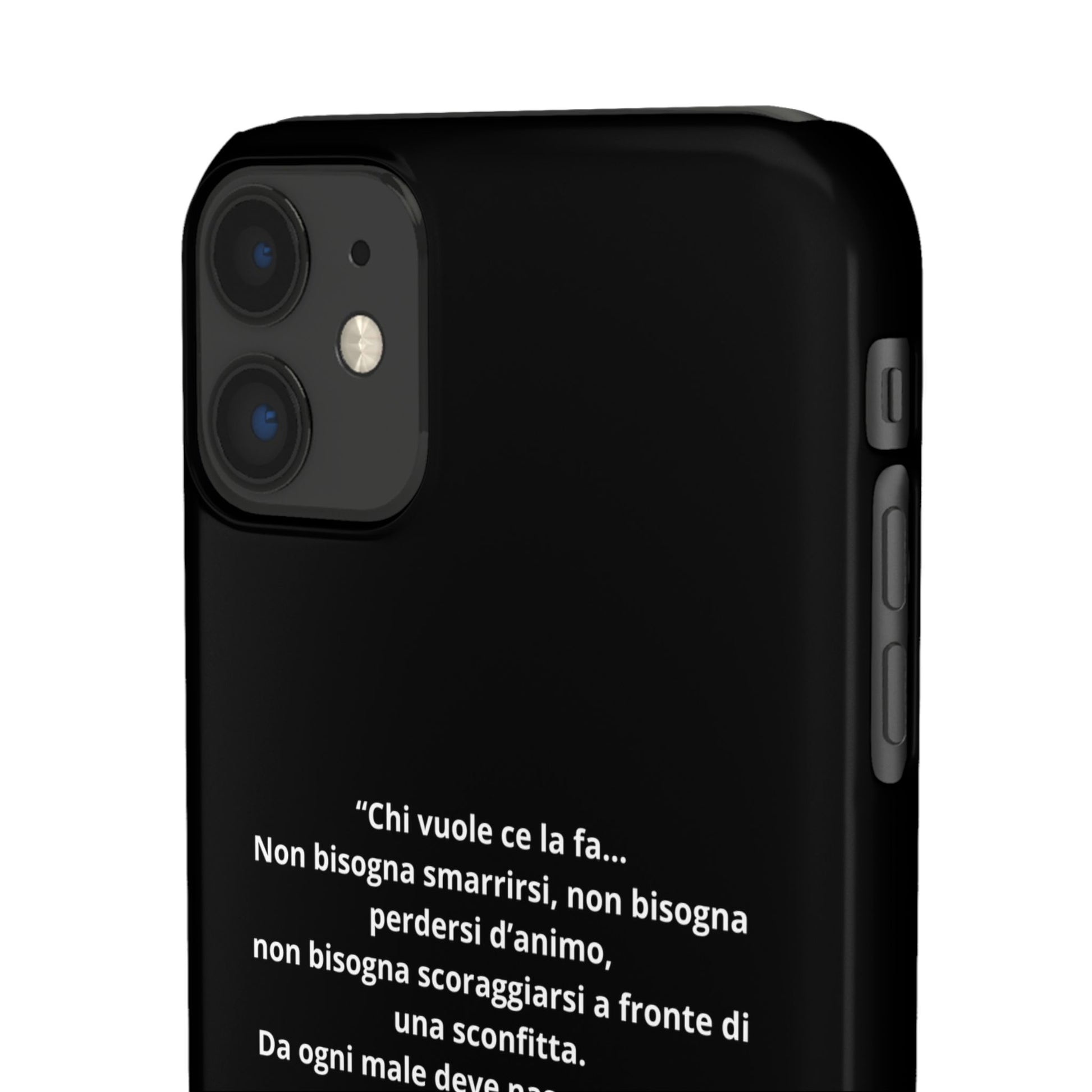 Cover Snap iPhone Silvio Motivazione - ChicGallery